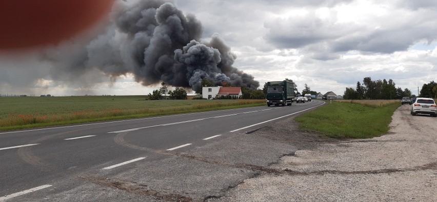 Pożar w Jaksicach. Zobaczcie zdjęcia >>>>>