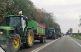 Protest rolników na chełmskim rondzie im. R. Dmowskiego