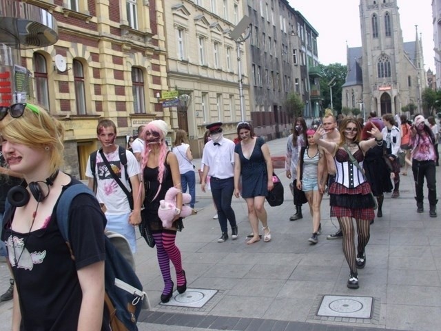 Marsz Zombie w Katowicach