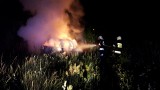 Pożar w Cybince. Ktoś podpalił samochód. W akcji brały udział dwa zastępy strażaków [ZDJĘCIA]