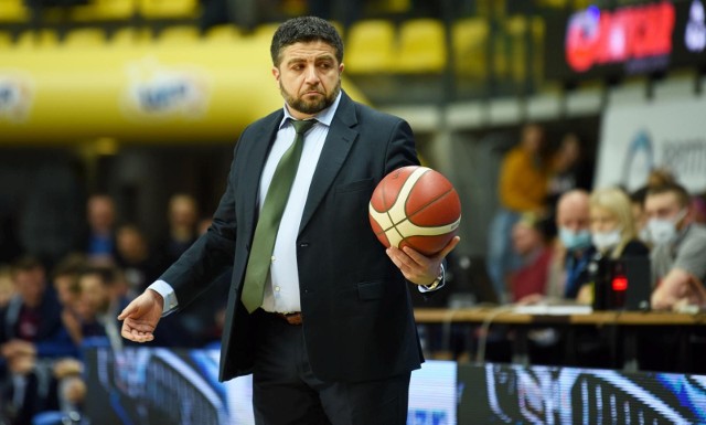 Oliver Vidim, trener koszykarzy Enei Zastalu BC Zielona Góra.