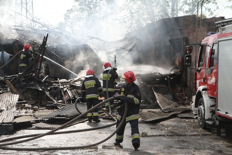 Pożar przy Krakowskiej, Wrocław, 25.07.2015