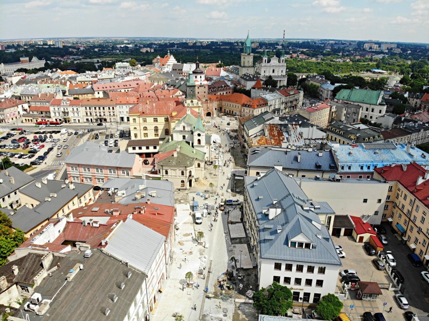 Remont Krakowskiego Przedmieścia w Lublinie zbliża się ku...