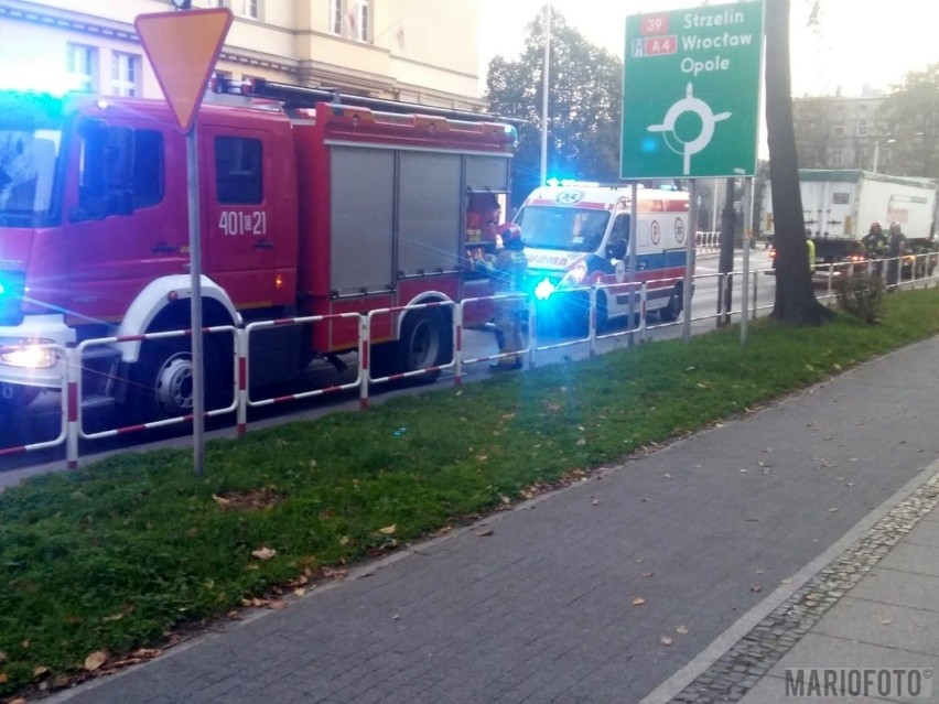 Wypadek na Armii Krajowej w Brzegu. Ciężarówka potrąciła rowerzystę