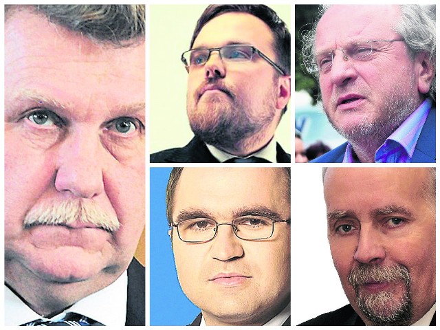 Andrzej Kobiak (PO), Cyprian Sajna (KORWIN), Bogusław Spanski (własny komitet wyborczy), Zbigniew Girzyński i (własny komitet wyborczy), Andrzej Person (PO)