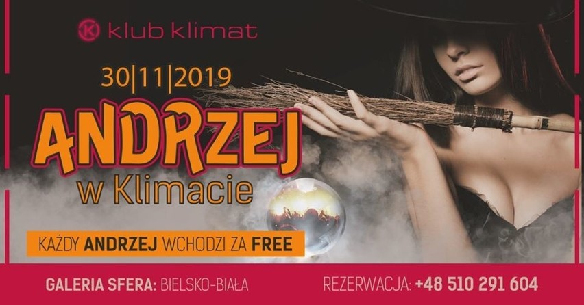 30 listopada Andrzeje zaproszeni są do klubu Klimat w...