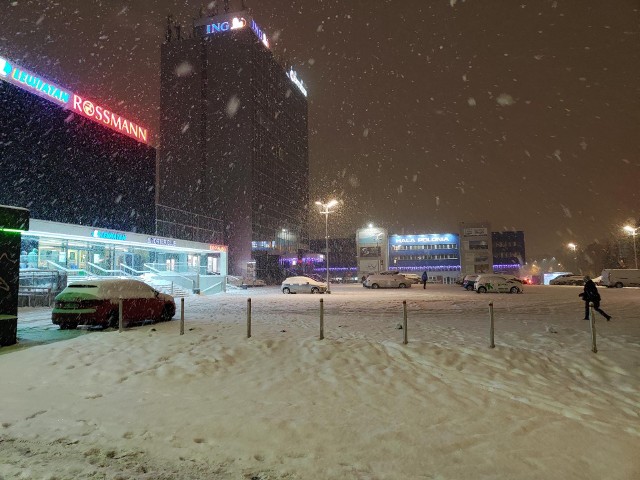 Zima w Cżęstochowie - środa wieczorem