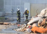 Pożar wysypiska śmieci w Kędzierzynie-Koźlu. Trwa dogaszanie, strażacy będą pracować do wieczora