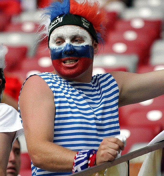 Rosyjscy kibice podczas Euro 2012