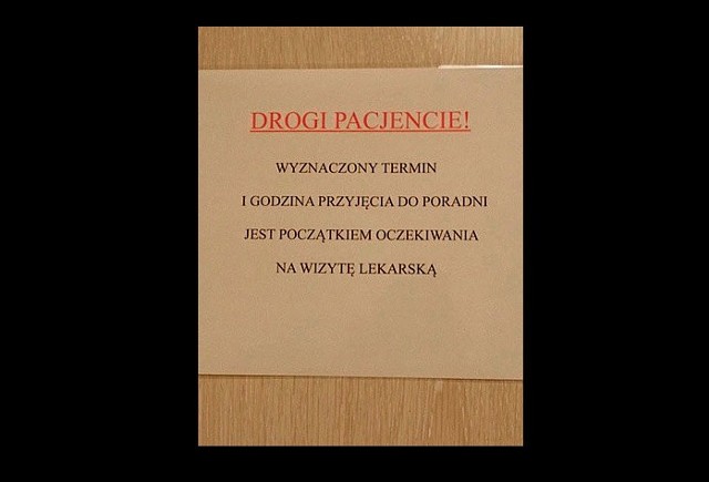 Arogancja w służbie zdrowia jest równie denerwująca, jak arogancja władzy.