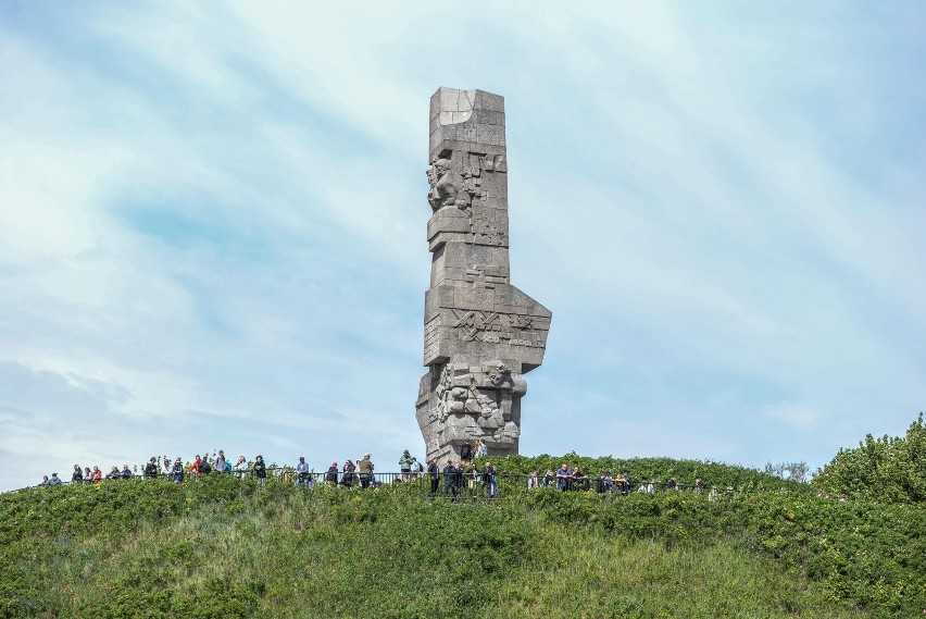 Pomnik Obrońców Wybrzeża na Westerplatte.