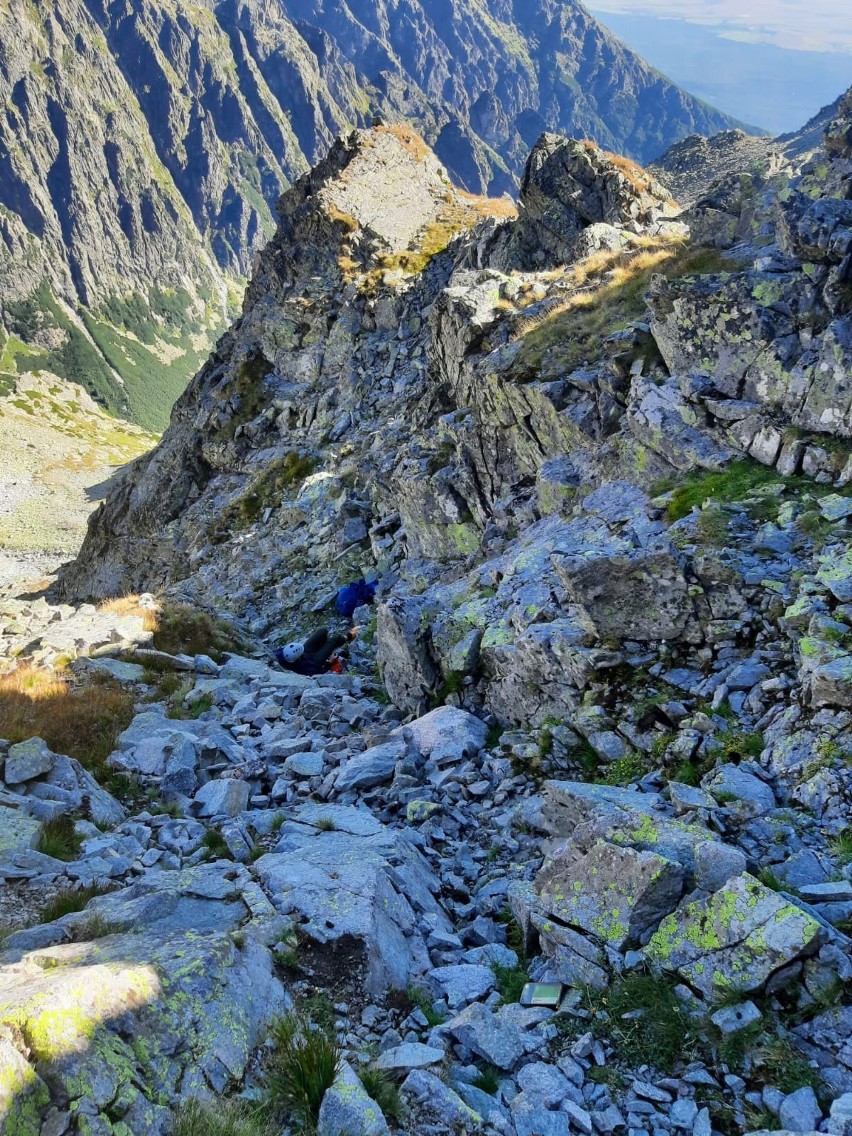 Wypadek polskiego wspinacza w Tatrach Wysokich na Słowacji