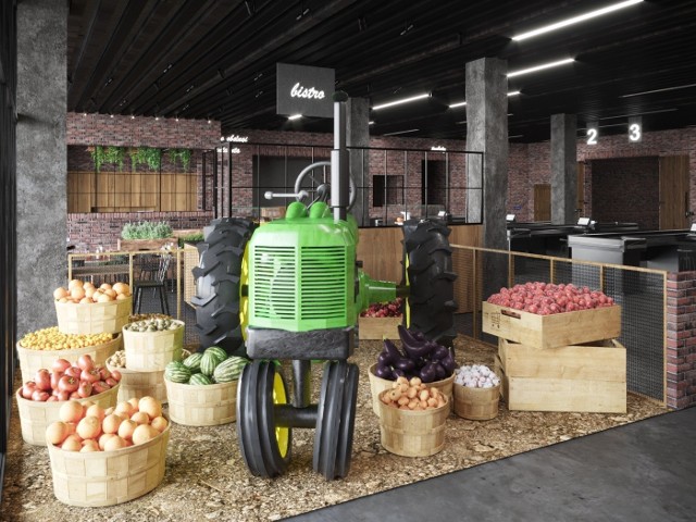 Zielony Bazar - pierwszy w kraju marek owocowo-warzywny otwarty zostanie w Katowicach przy ul. Kolońskiej 1