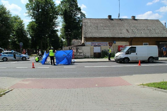 Na miejscu środowego wypadku, w którym życie straciła 80-letnia kobieta