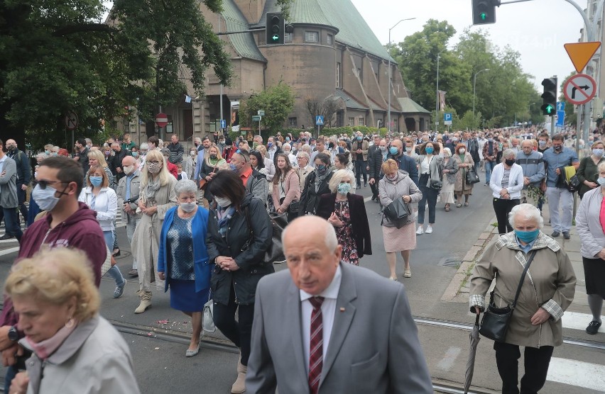 Procesja główna w Szczecinie z okazji Bożego Ciała