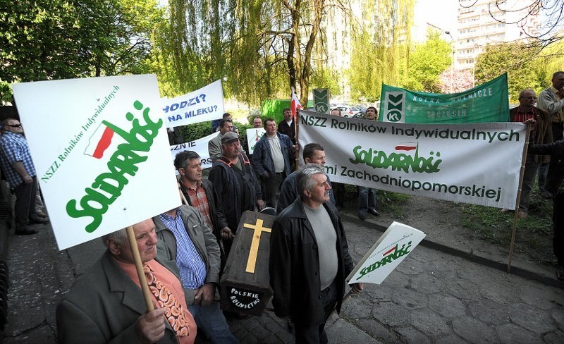 Protest rolników
W centrum Szczecina protestują rolnicy.