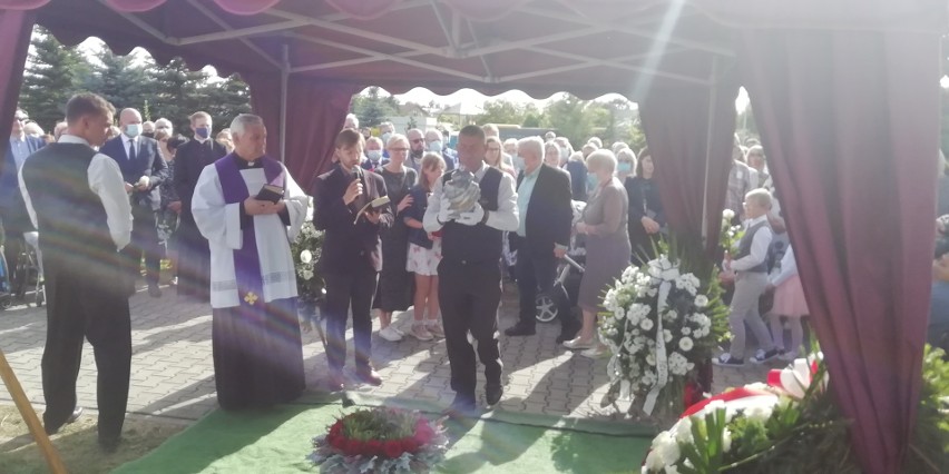 Pogrzeb Bartłomieja Skrzyńskiego na cmentarzu na Pawłowicach...