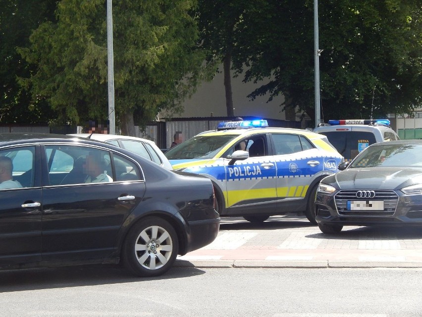 Wypadek na ulicy Darłowskiej w Ustce. Rowerzystka w szpitalu