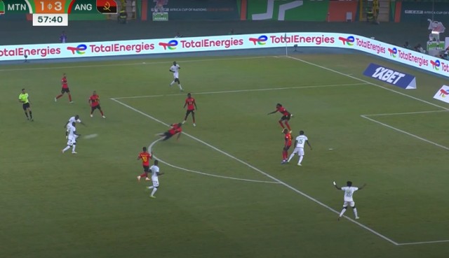 Piękny gol Mauretanii w meczu z Angolą.
