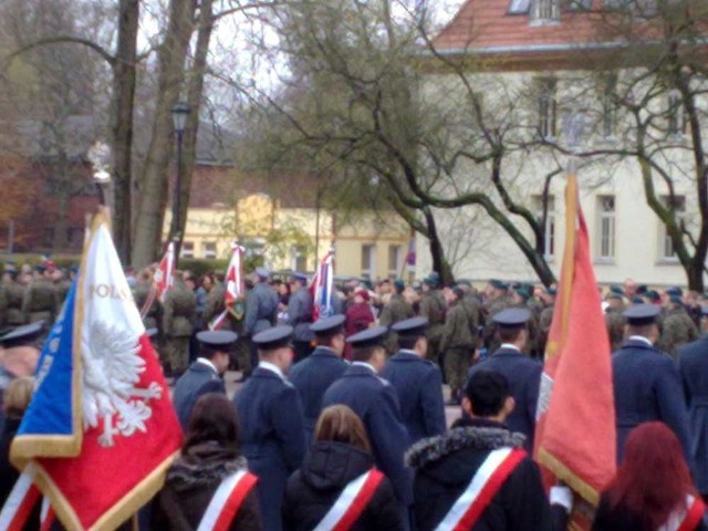 Uroczystości na Święto Niepodległości w Koszalinie.