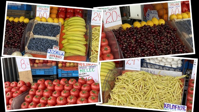 Zobacz na kolejnych slajdach ceny warzyw i owoców na kieleckich bazarach z piątku, 9 czerwca >>>
