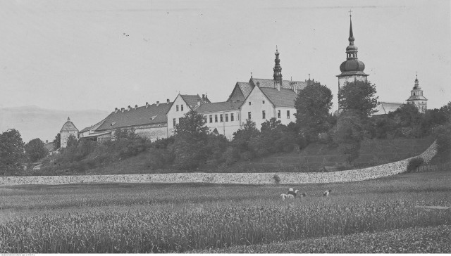 Widok ogólny zabudowań klasztornych. 1918-1937
