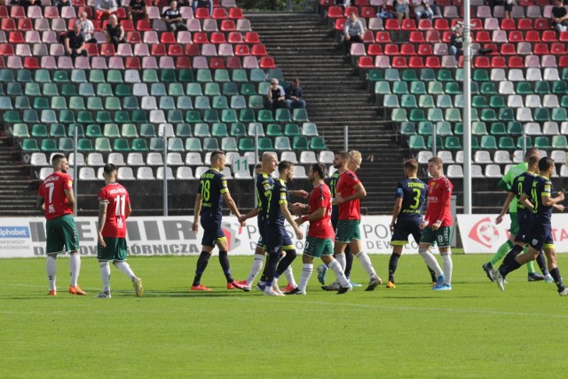 3.10.2020 r. Zagłębie Sosnowiec poprzednio u siebie zagrało z Sandecją Nowy Sącz