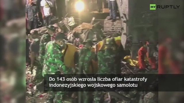 143 ofiary katastrofy wojskowego samolotu w Indonezji. Ratownicy kontynuują poszukiwania