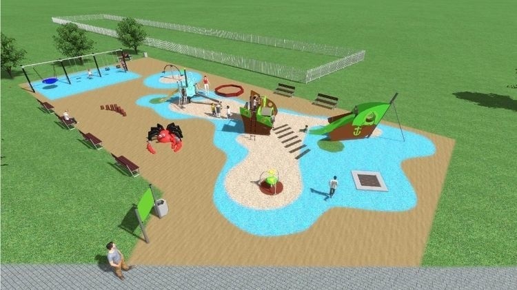 Plac zabaw zostanie wybudowany w parku przy Balatonie na...