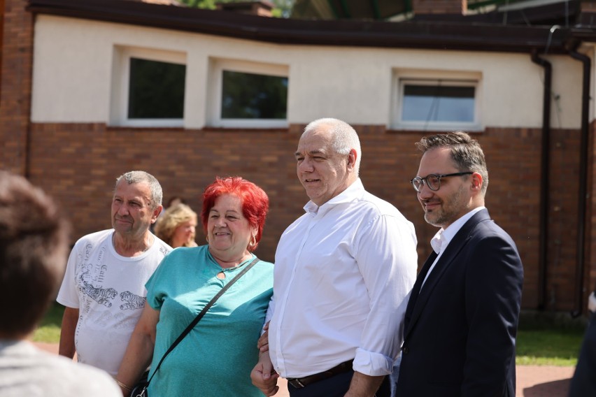 Minister aktywów państwowych Jacek Sasin odwiedził Hajnówkę.