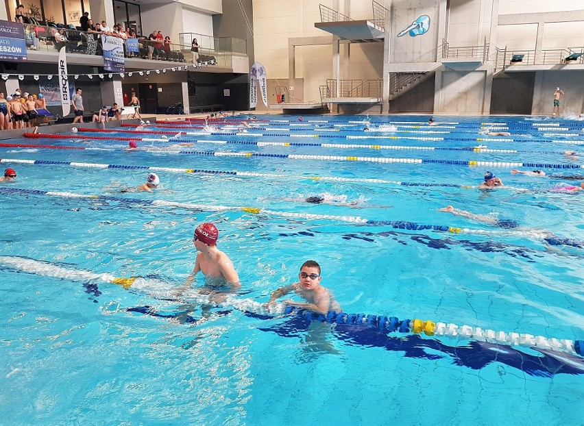 Dwóch zawodników z Tarnobrzega triumfuje w Podkarpackiej Lidze Pływackiej Dzieci. UKS Delfin Tarnobrzeg zdobył w sumie siedem medali 