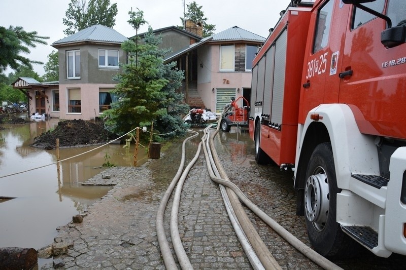 Żywioł dał się mocno we znaki m.in. mieszkańcom Osiecznej