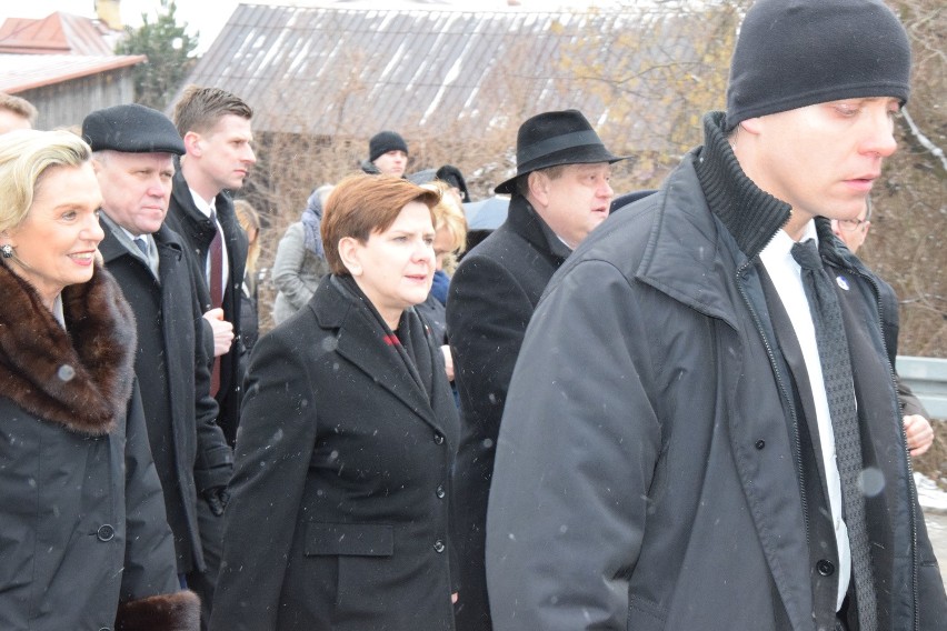 Premier Beata Szydło i Anna Maria Anders w Augustowie