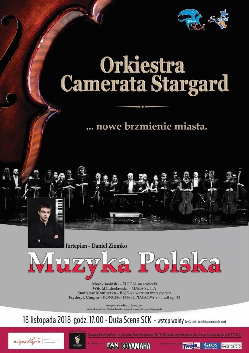 Z orkiestrą Camerata Stargard zagrał stargardzki pianista Daniel Ziomko [ZDJĘCIA]