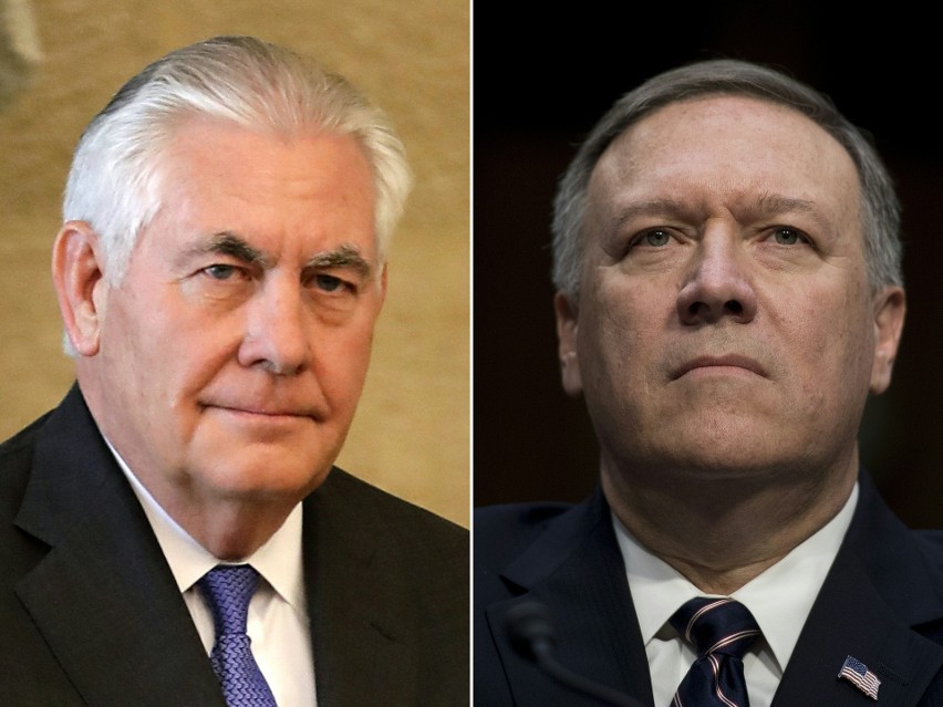 Rex Tillerson i Mike Pompeo