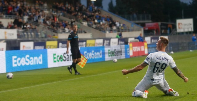 Damian Michalik strzelił dwa gole w meczu z Wisłą Kraków
