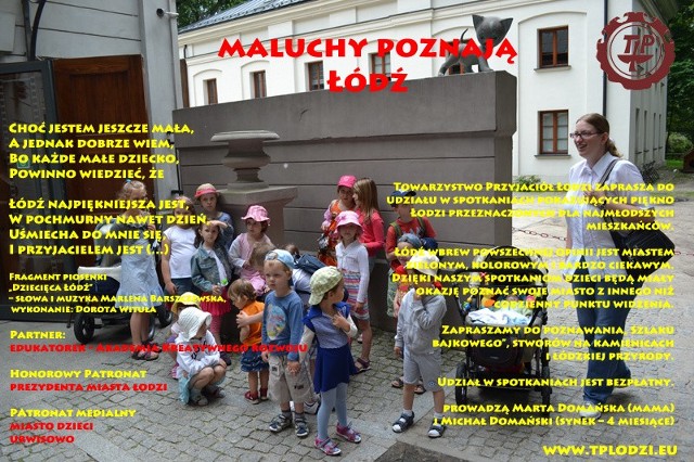 Spacer "Maluchy poznają Łódź" zaczyna się w niedzielę o 10:00 przed Falą.