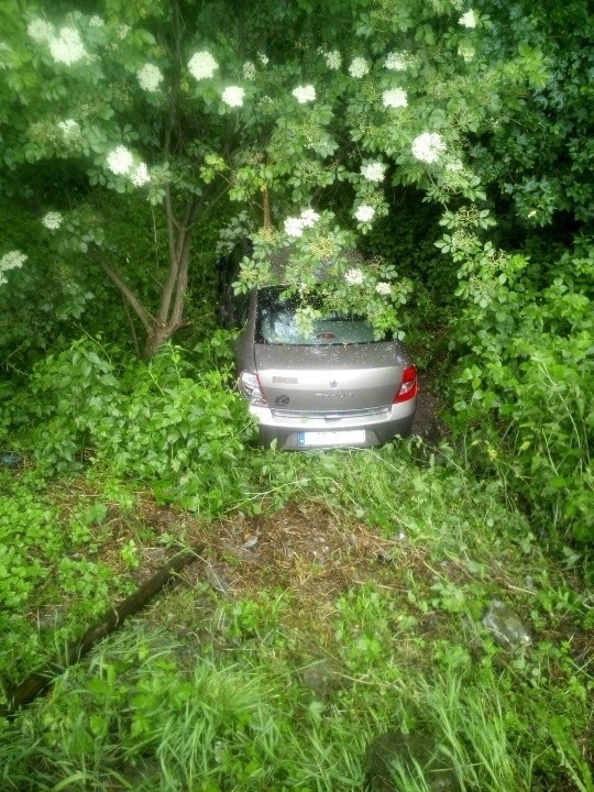 Powiat myślenicki. Niespokojne przedpołudnie na drogach 