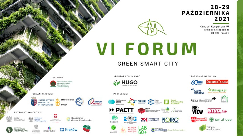 VI Forum Green Smart City już 28 i 29 października w...