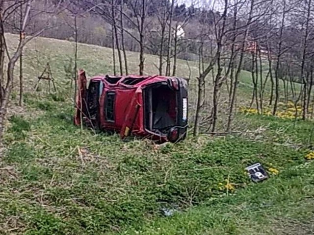 Wypadek w Hucie Gogołowskiej.