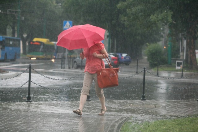 W poniedziałek 16 lipca w województwie śląskim wystąpią opady deszczu, możlowe są też burze