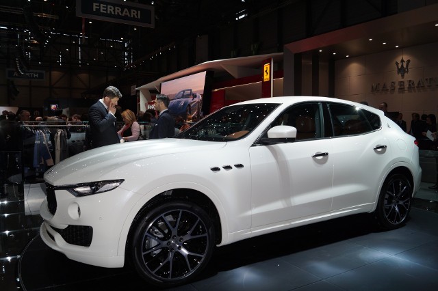 Maserati LevanteMarka Maserati na salonie w Genewie pokazała jak wygląda jej nowe auto. Model Levante dołączy do modeli Quattroporte, Ghibli, GranTurismo i GranCabrio. Fot. Tomasz Szmandra