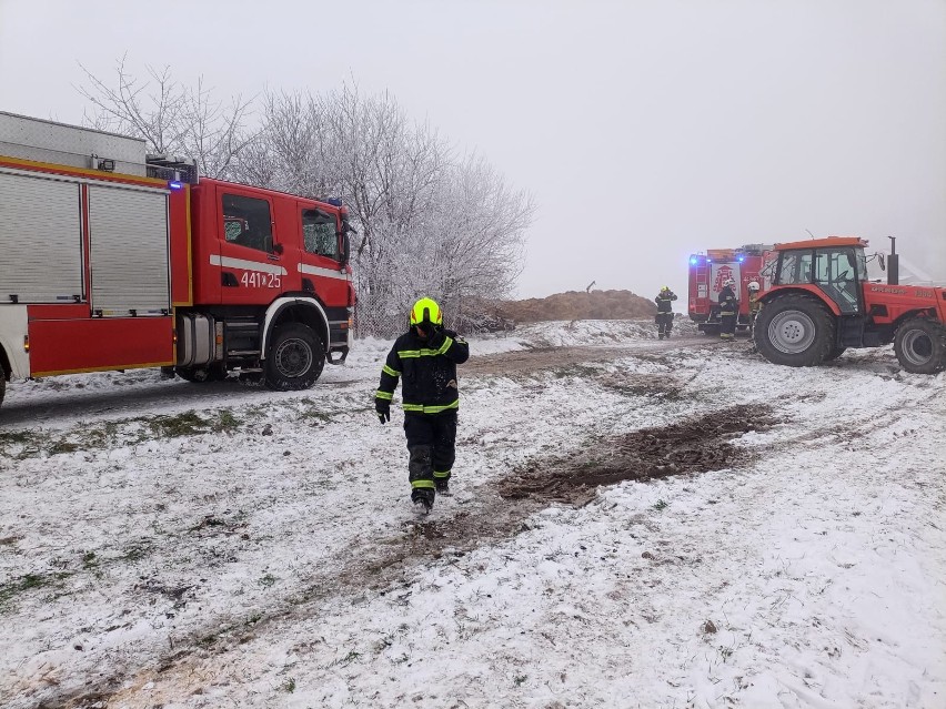 Pożar we wsi Zarośle w Gm. Rogóźno spowodował straty...