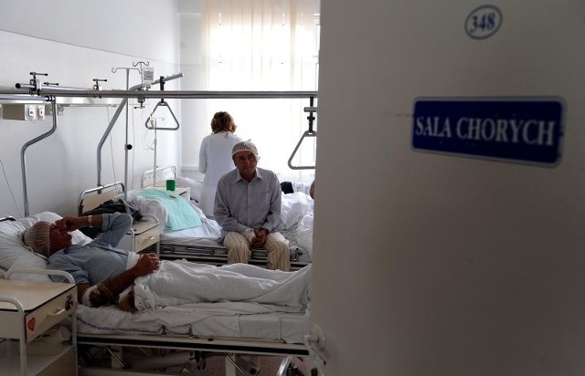 Ranni pielgrzymi przebywają w Szpitalu Wojewódzkim (na zdjęciu) oraz w Szpitalu Wojskowym w Przemyślu.