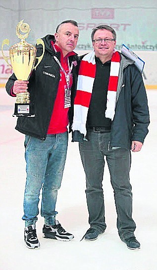 Marcin Cieślak (z lewej) i Dariusz Szczepanik, ojciec Jacka