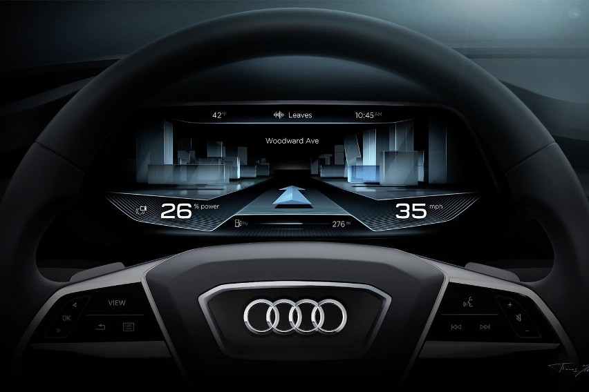 Audi H-tron Quattro Concept zostało wyposażone w systemy...