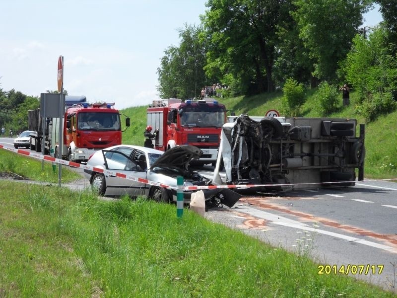 Wypadek w Mikułowicach