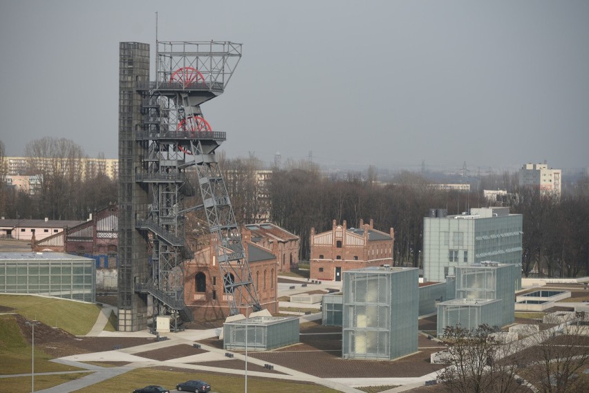Wieża widokowa przy Muzeum Śląskim w Katowicach