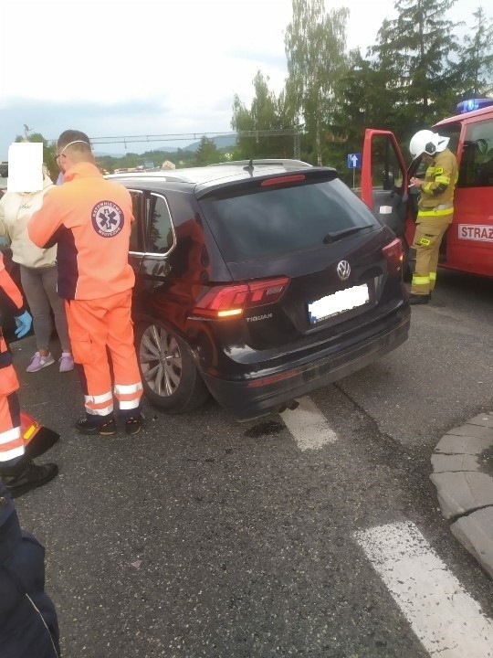 Jawornik. Kolizja na zakopiance. Droga jest już przejezdna