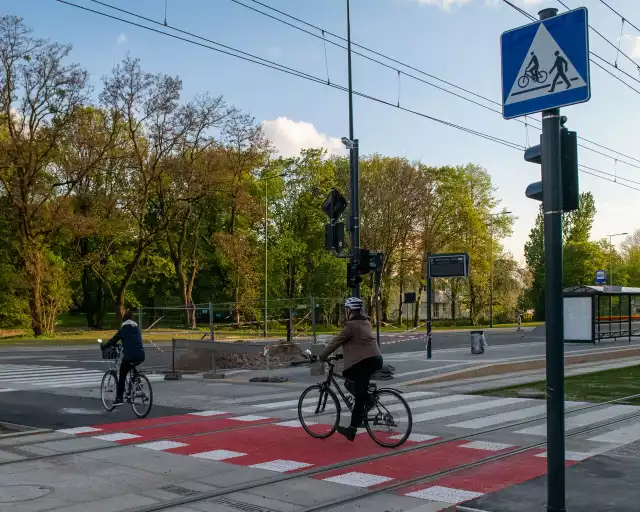 Na remontowanym odcinku Wojska Polskiego powstała droga rowerowa